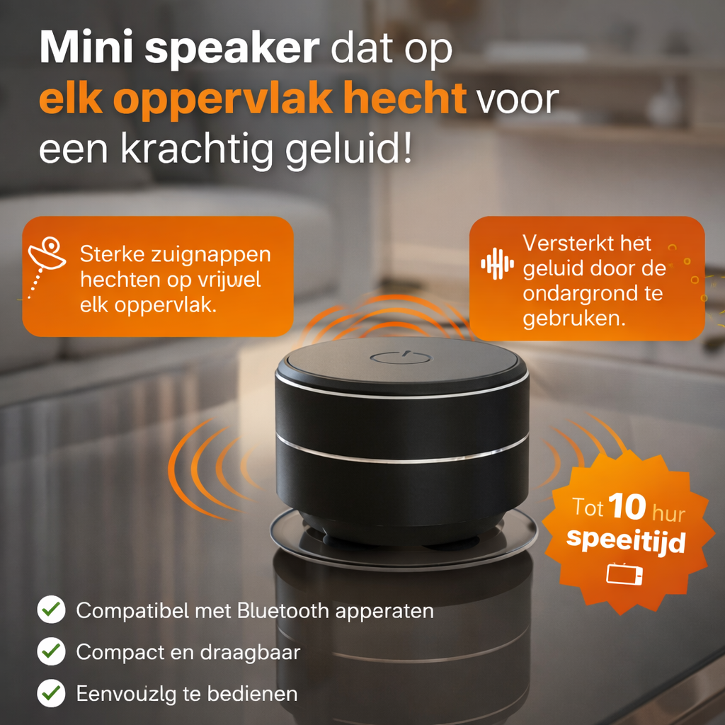Sticky Sound™ Mini Luidspreker